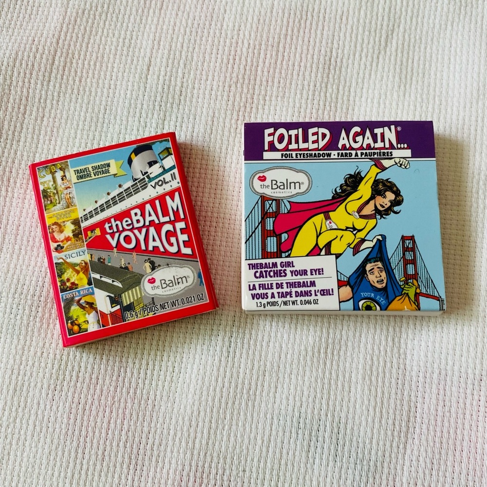 (SOLD) TheBalm mini eyeshadow set